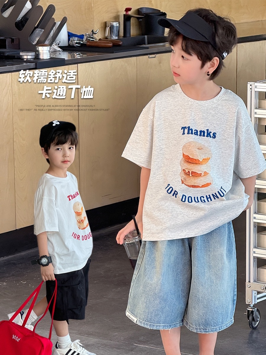 兩色甜甜圈寬鬆上衣