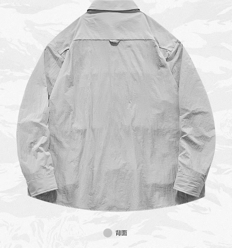 𝙏𝙀𝘾𝙃𝙒𝙀𝘼𝙍 春夏戶外涼感輕薄款冰絲襯衫