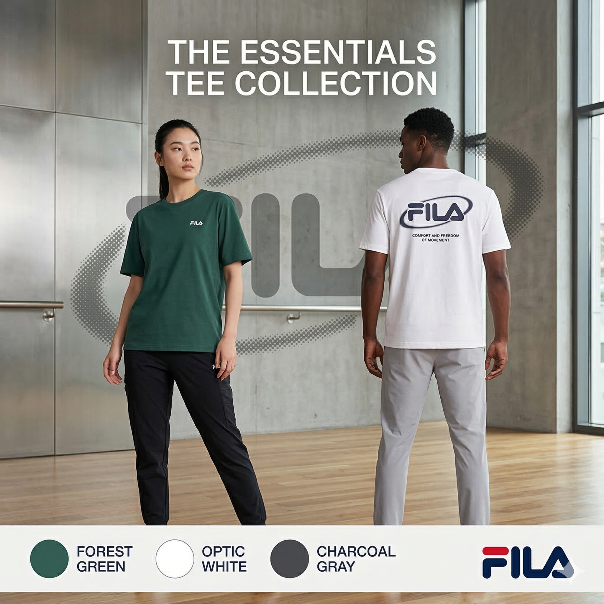 【直播】FILA LX0316103 男女同款短袖上衣