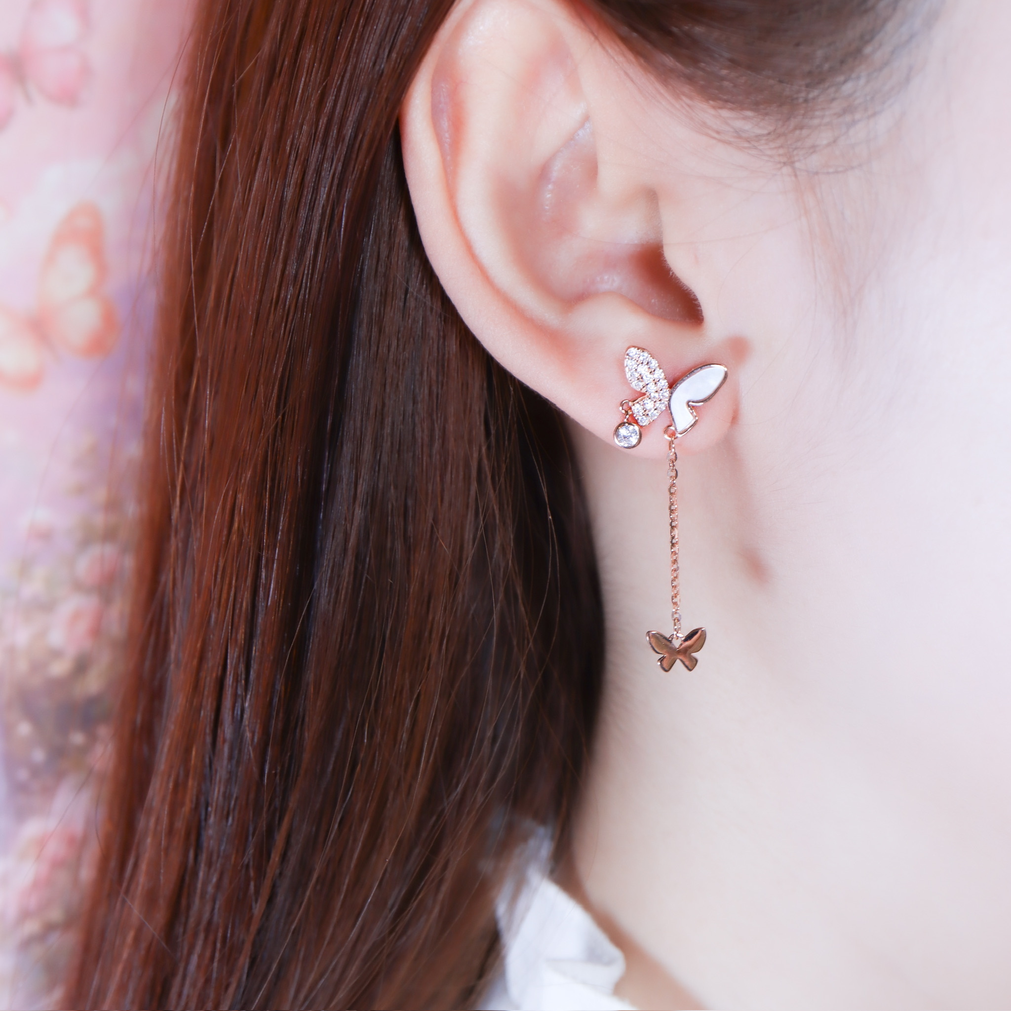 | 999足銀・玫瑰金 | 同頻的我們耳環3.0 | EA1124 |