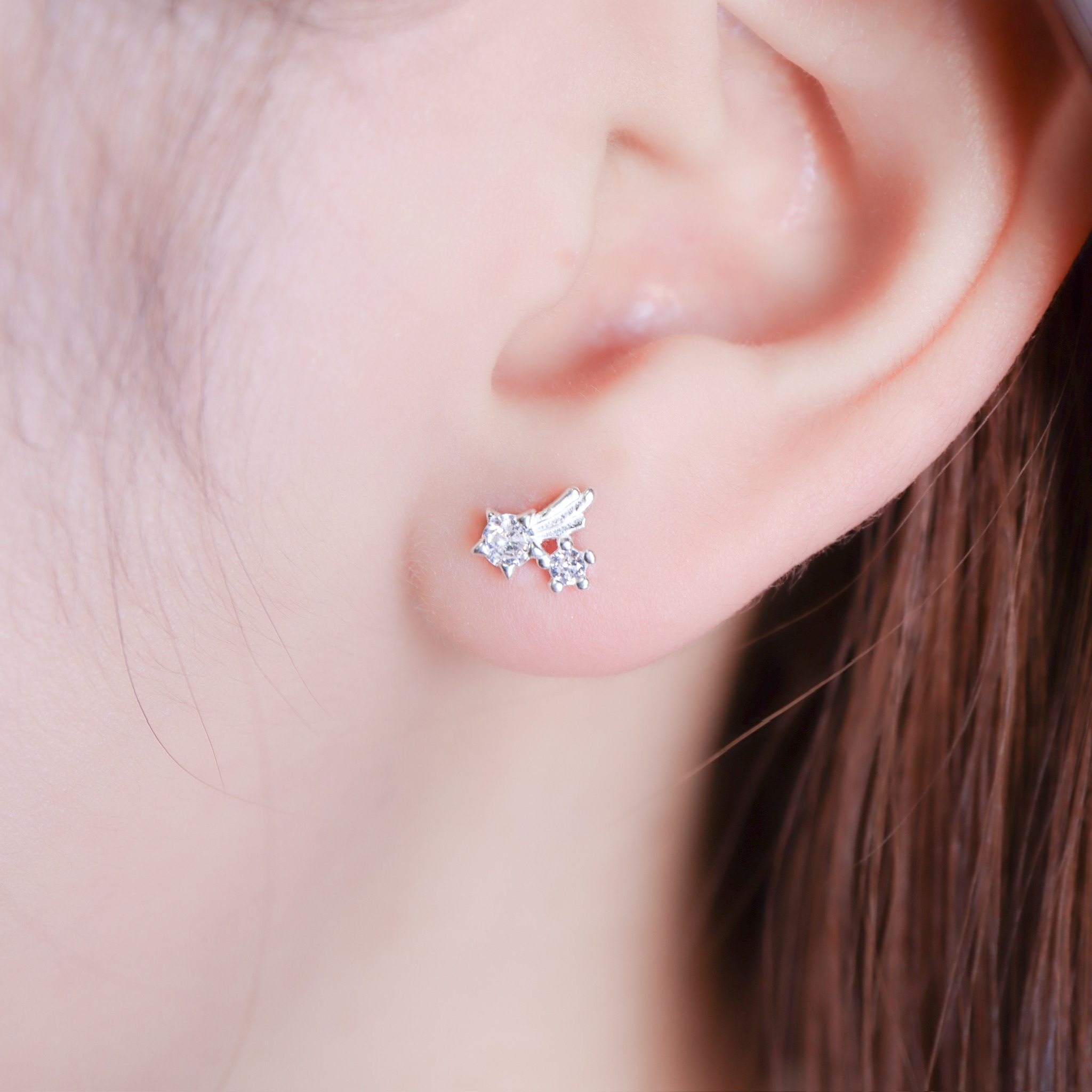 | 999足銀 | 星河徜徉耳環 | EA1123 |