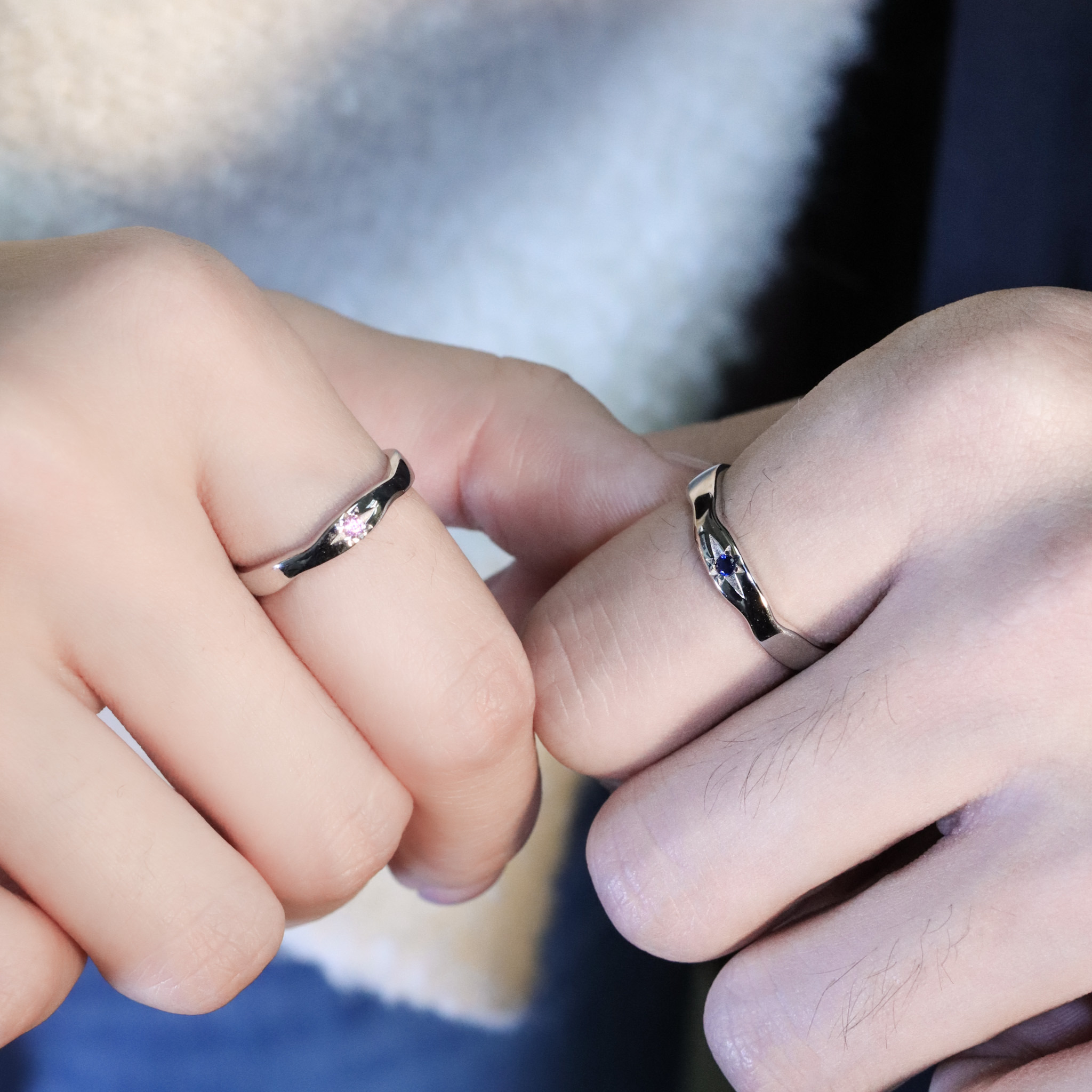 | 925純銀 | 星星替我說情侶戒指 （男款/女款) | RI0966 |