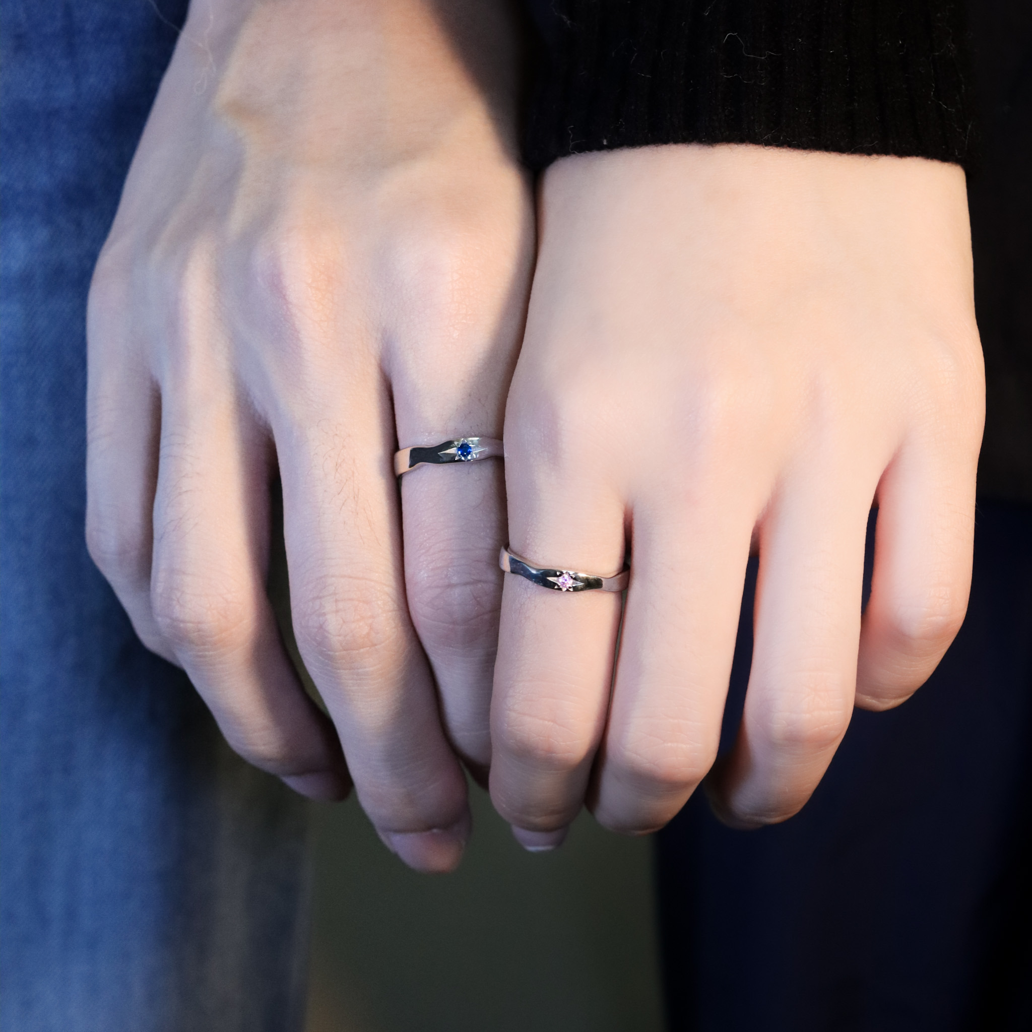 | 925純銀 | 星星替我說情侶戒指 （男款/女款) | RI0966 |