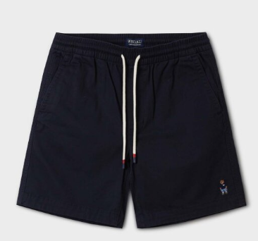[S] WHO.A.U STEVE BASIC SHORTS,NAVY, WHTHF2501M-59-NAVY (SWAU499)