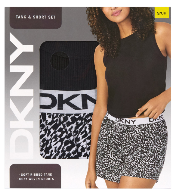 [S] DKNY ANIMALPK TANK & SHORT SET, 1865558-ANIMALPK (SUZZ100)