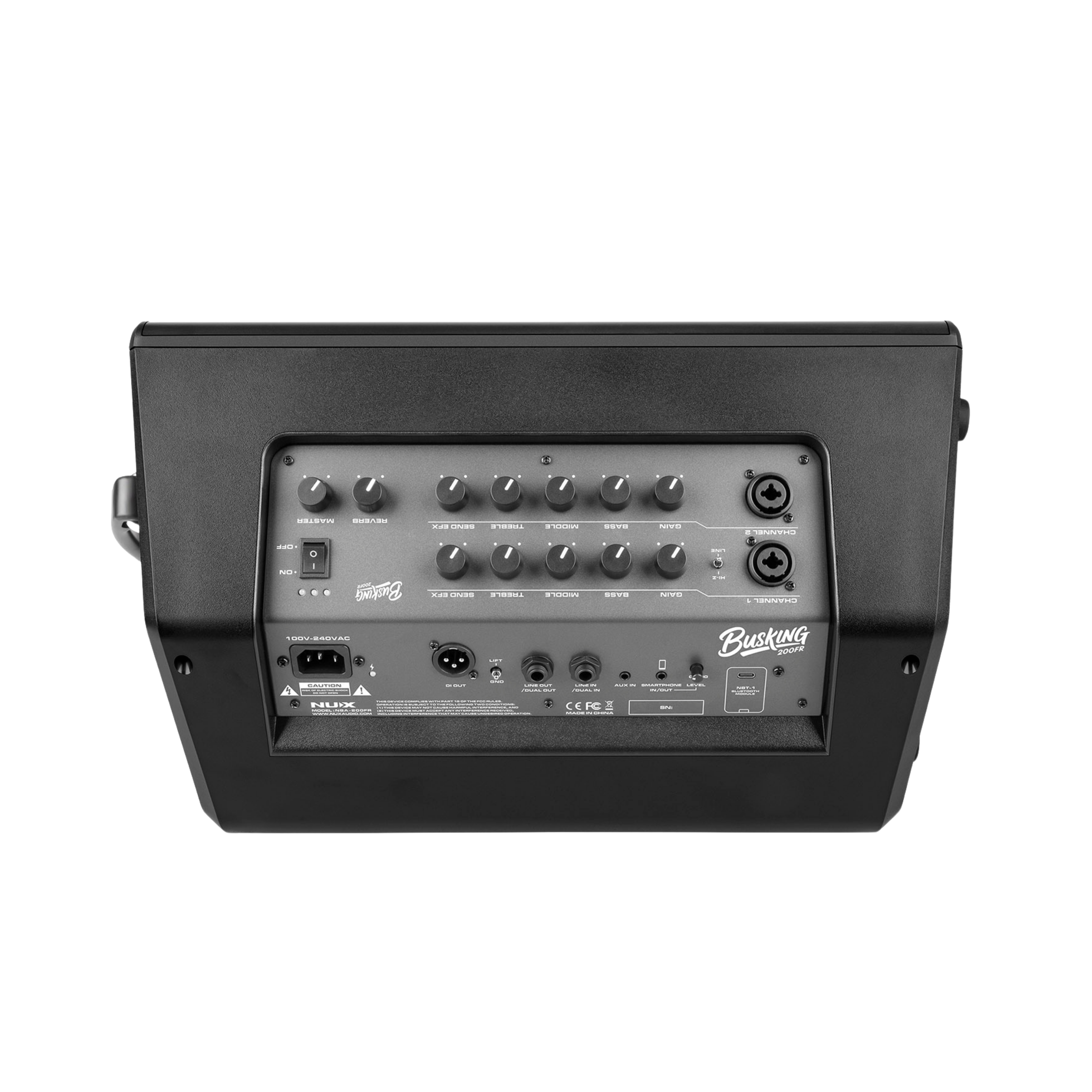 NUX NUX Busking 200FR 戶外充電式全頻音箱 FRFR監聽 附NBT-1藍牙模組 第 4 張圖片｜三峽錄音 / 音響