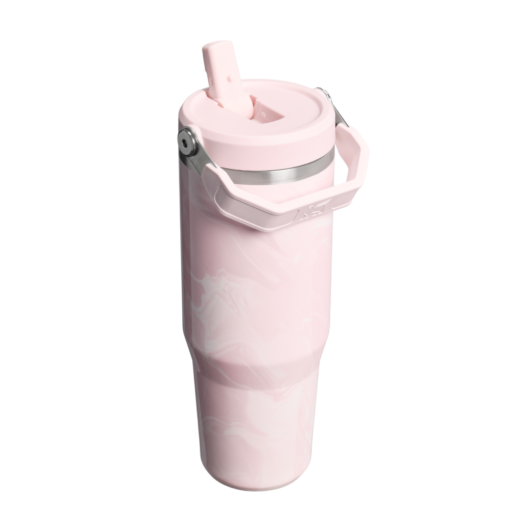 STANLEY 經典系列 IceFlow 手提吸管杯2.0 0.88L / 雲石粉