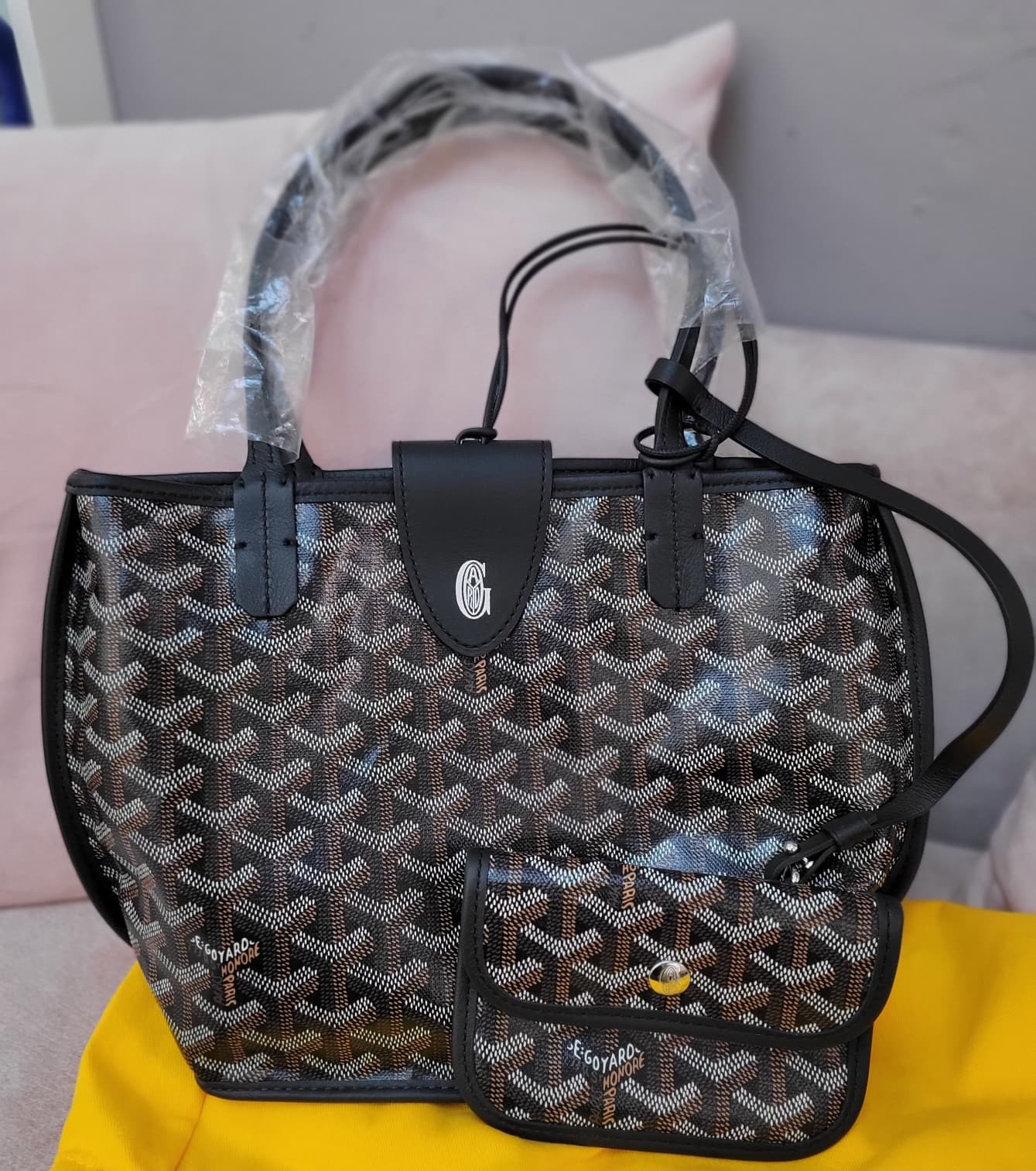 GOYARD  MINI ANJOU NOIR NEW MAGNET STICKERS 黑色 磁石