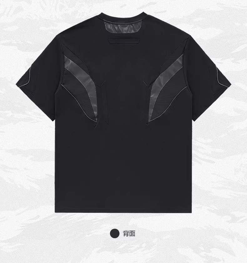 𝙏𝙀𝘾𝙃𝙒𝙀𝘼𝙍 反光條拼接賽車服短袖