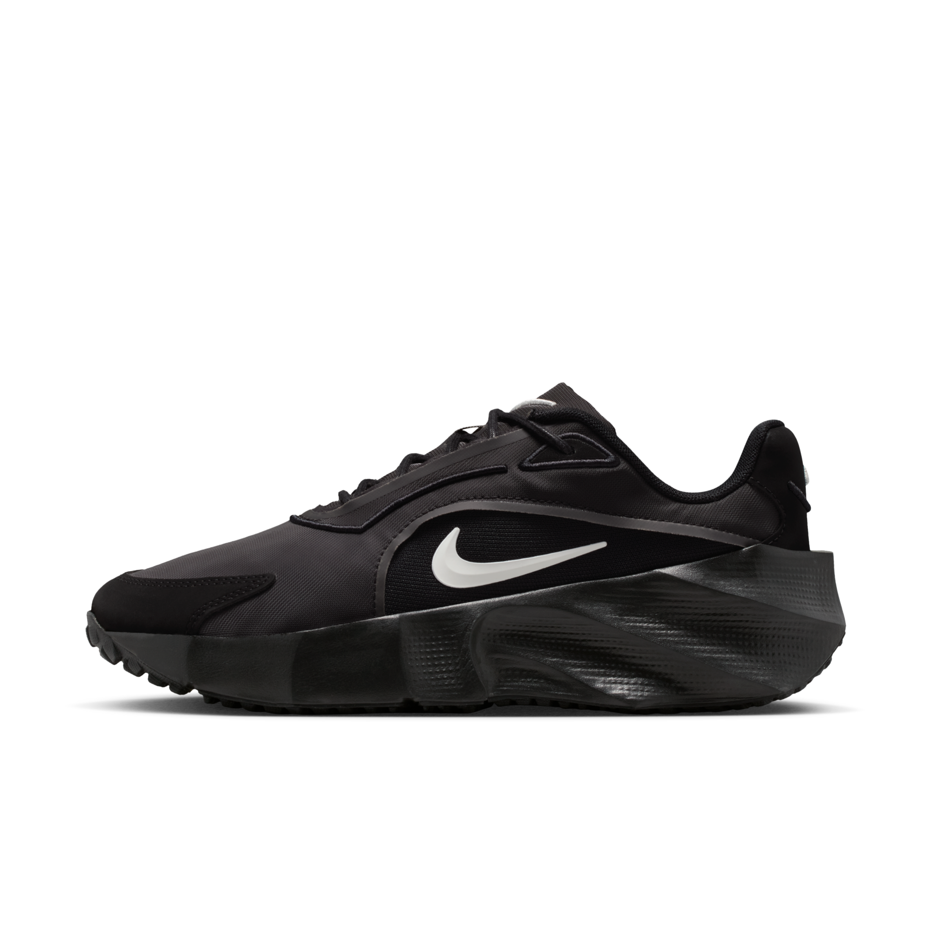 女鞋 NIKE W AURA EDGE 黑白 厚底 增高 網布 運動 休閒鞋【HQ7025-003】