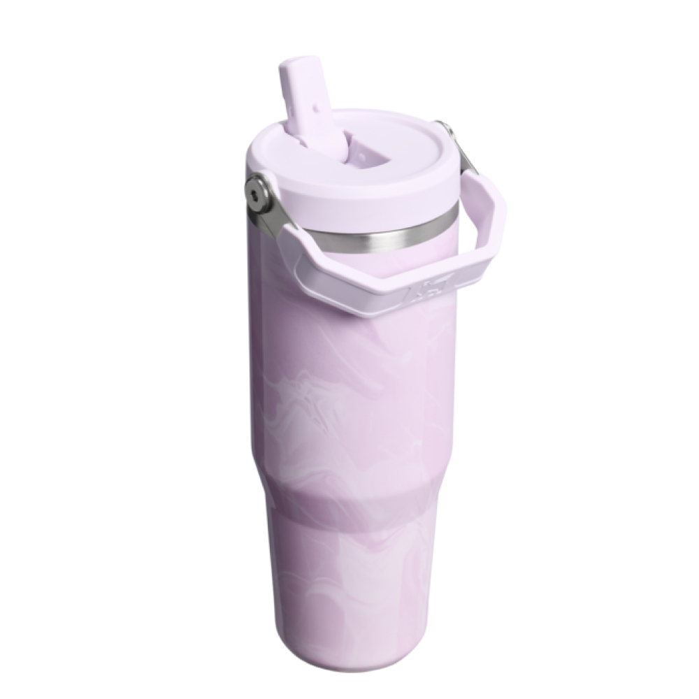 STANLEY 經典系列 IceFlow 手提吸管杯2.0 0.88L / 雲石紫