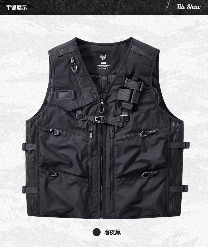 𝙏𝙀𝘾𝙃𝙒𝙀𝘼𝙍 機能多口袋工裝戰術背心