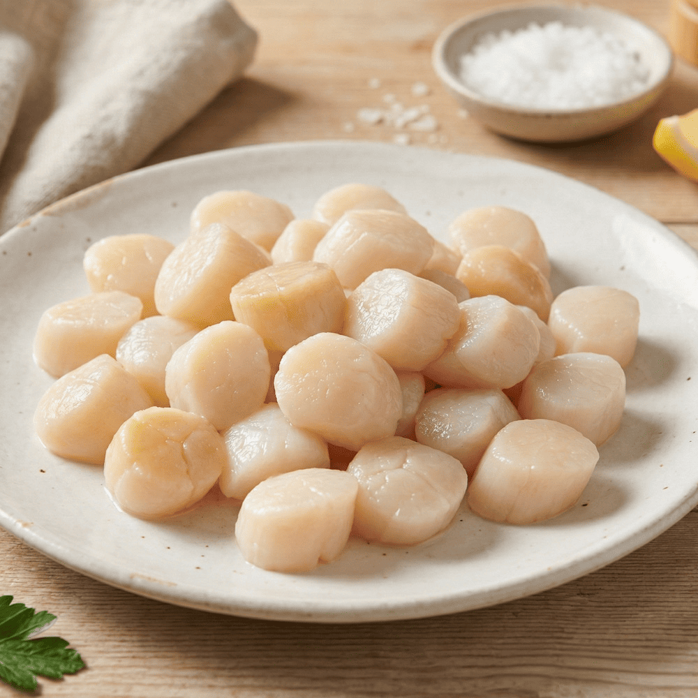 【崇文海鮮】海灣冷凍干貝300g/包