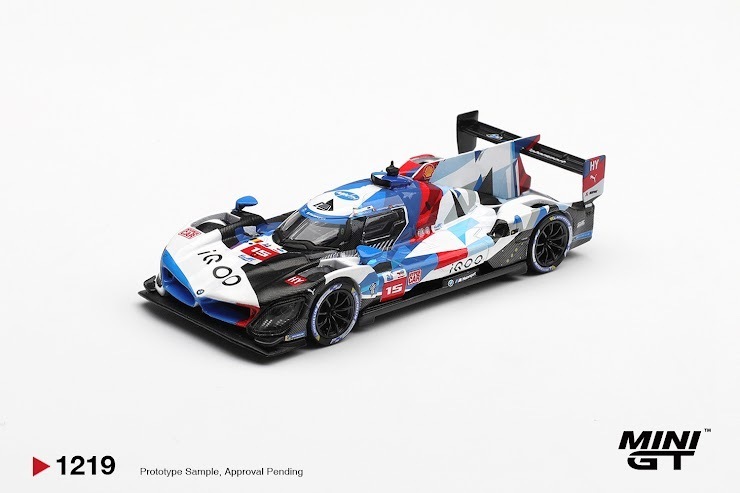 PO-$107 * MINI GT * 1:64 1219 BMW M Hybrid V8 Hypercar #15 BMW M TEAM WRT 2024 Le Mans 24 Hrs LHD