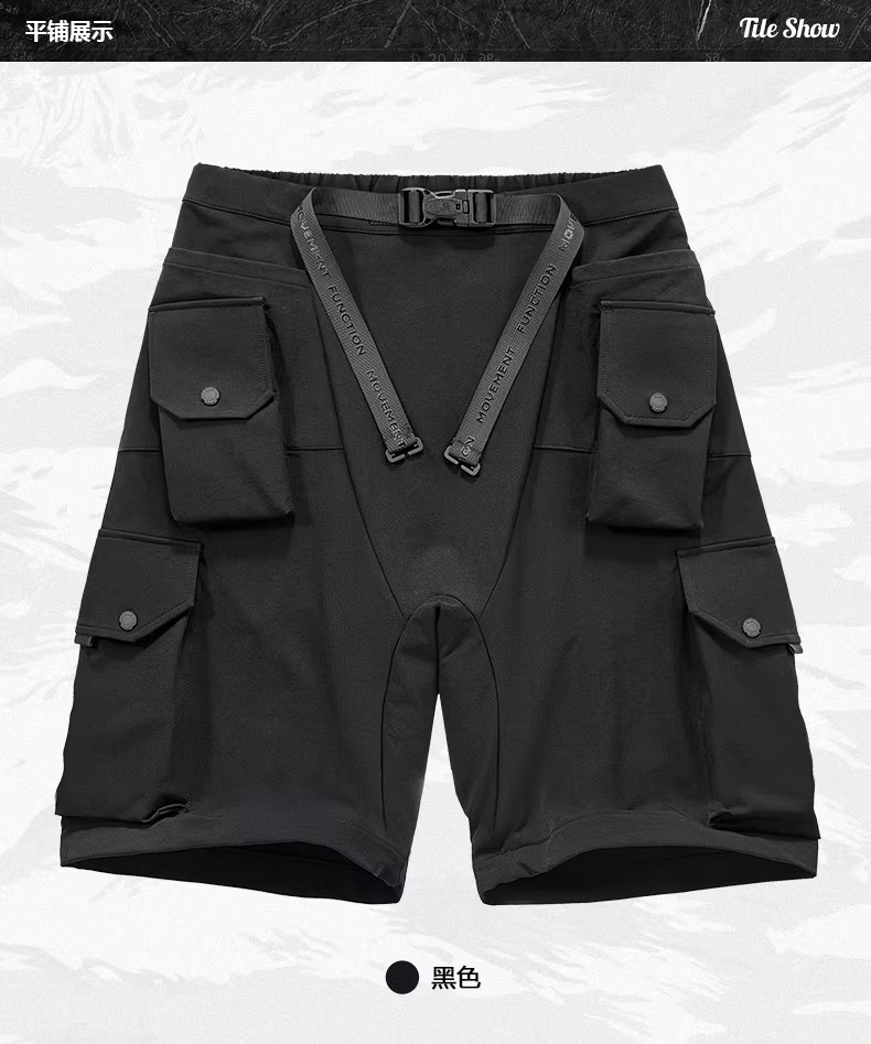 𝙏𝙀𝘾𝙃𝙒𝙀𝘼𝙍 多口袋機能五分短褲