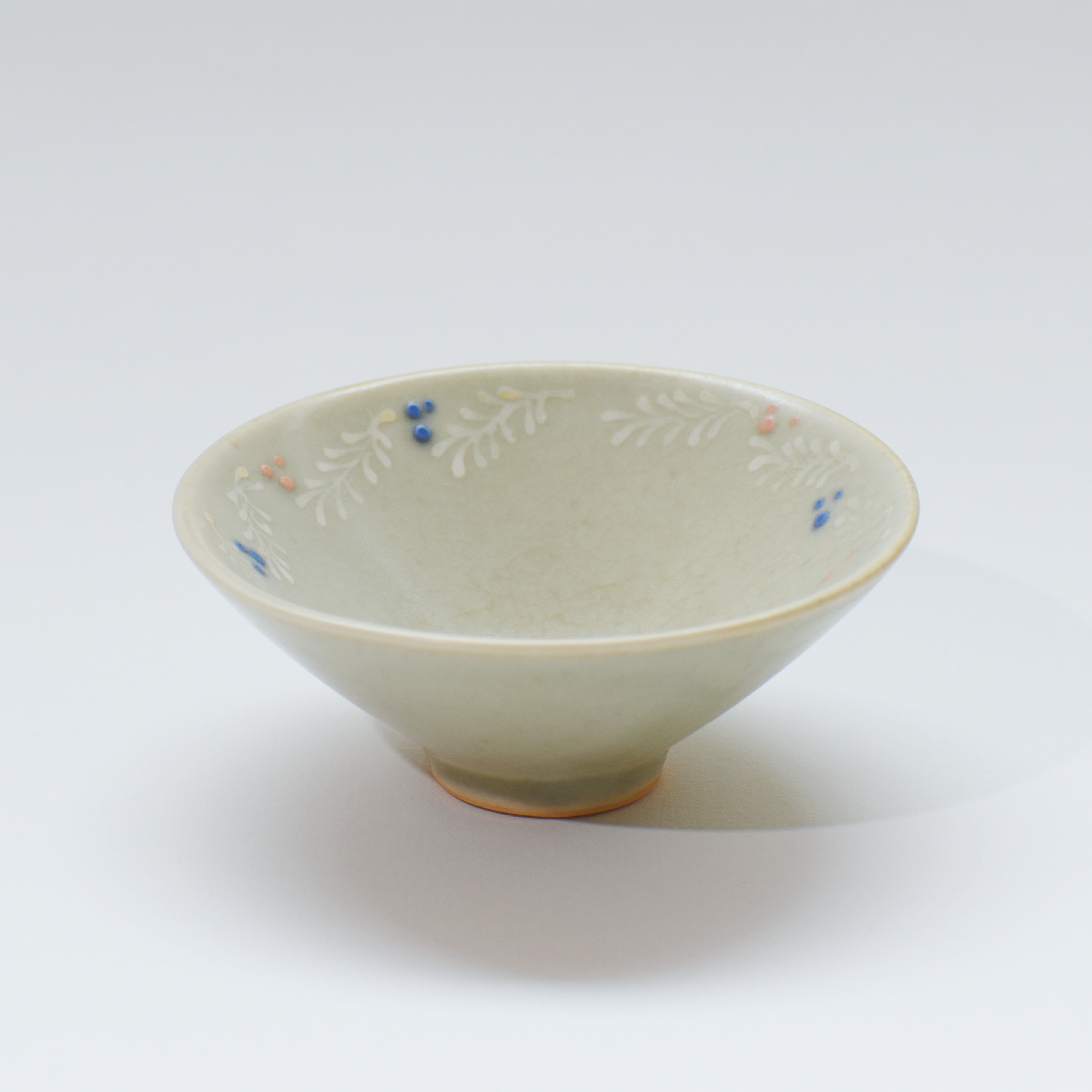 陶藝家 欒波 窯火共生 · 柴燒手繪碎花茶盞