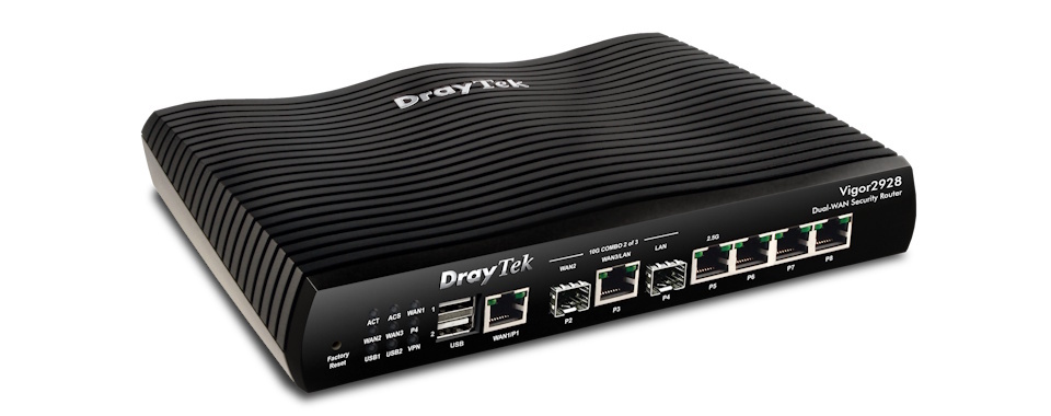 DrayTek Vigor2928 10G Dual-WAN VPN Security Router