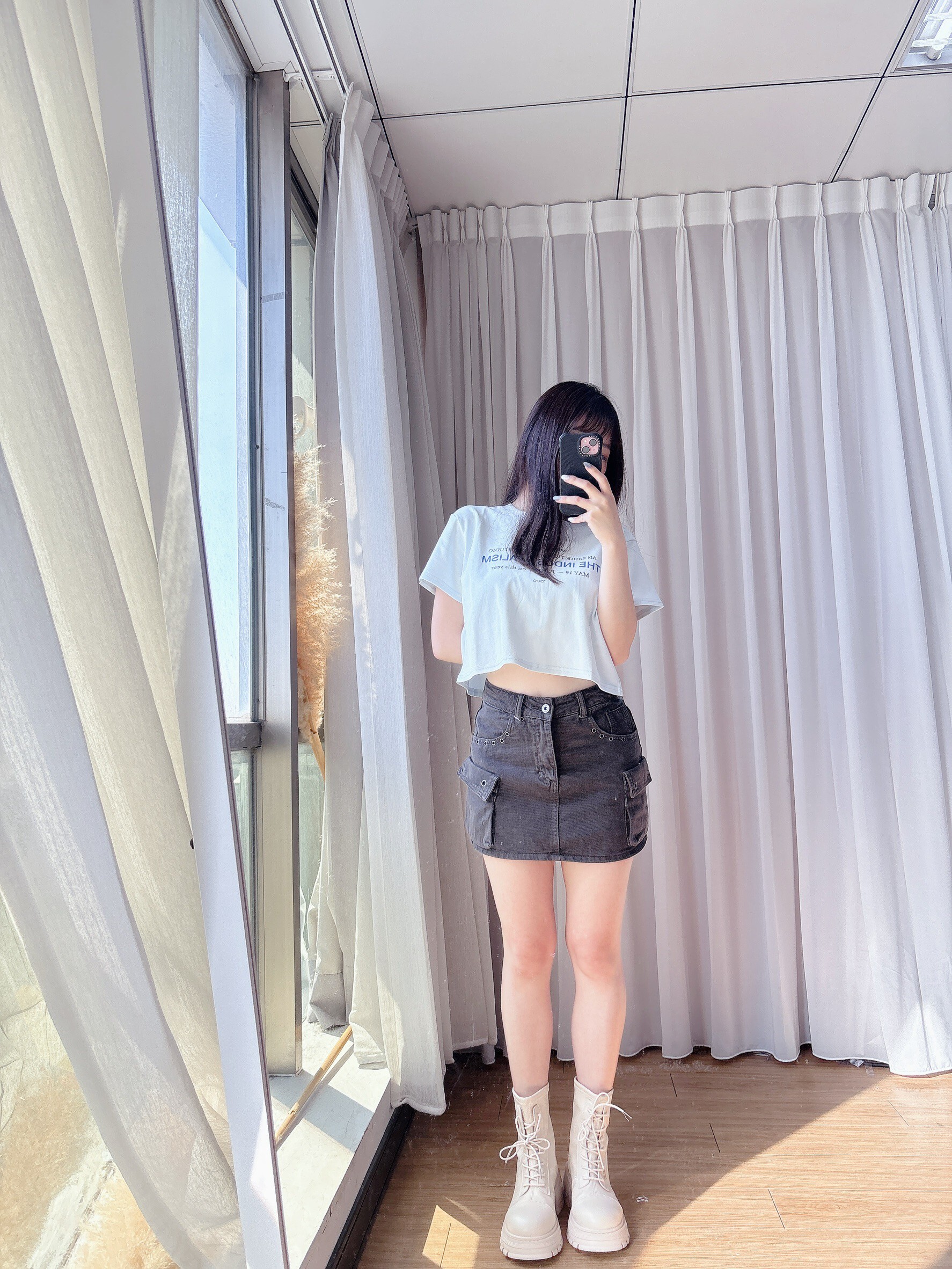 簡約英字短袖上衣