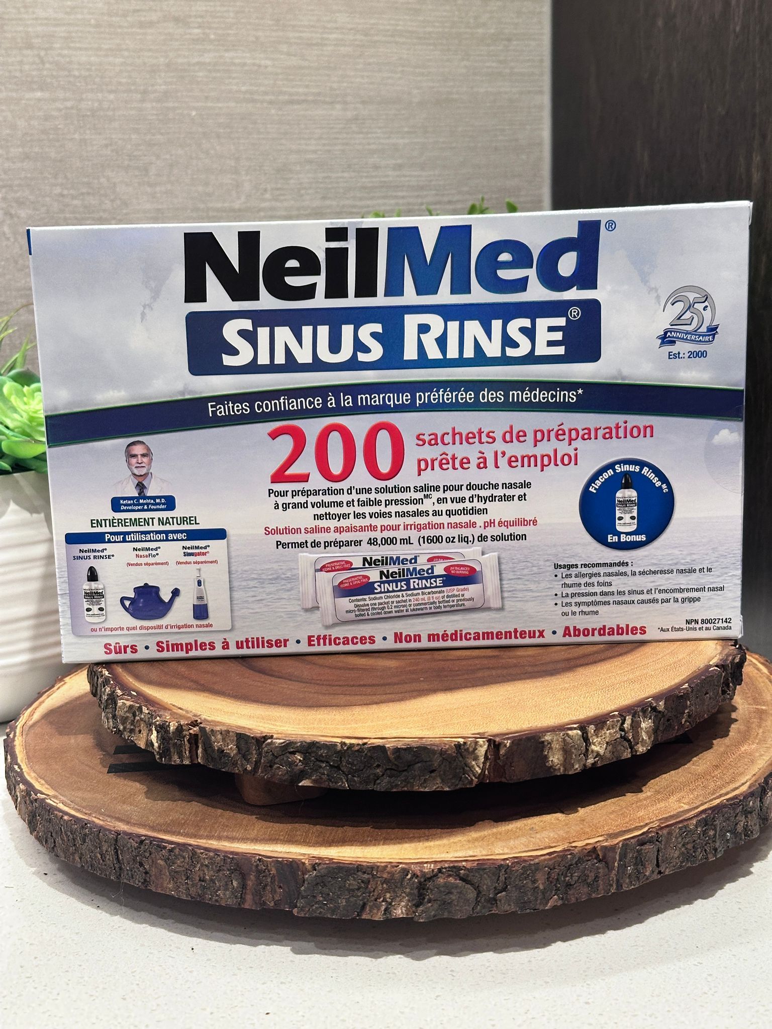 RP59 NeilMed鼻腔沖洗劑 200包 (送沖洗樽1個)  **到期日:約 2028/10