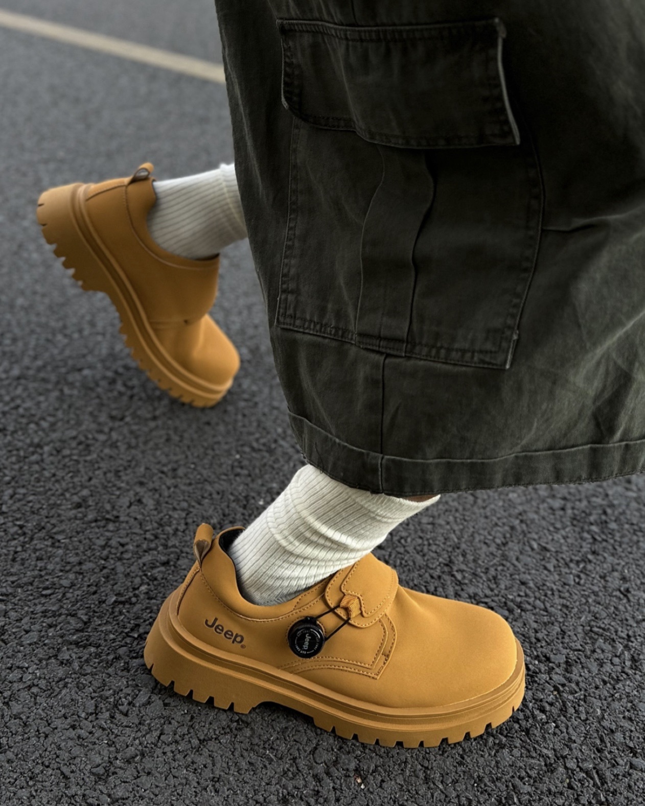 #代購 Jeep 英倫 復古 圓頭 大德比鞋 兩色