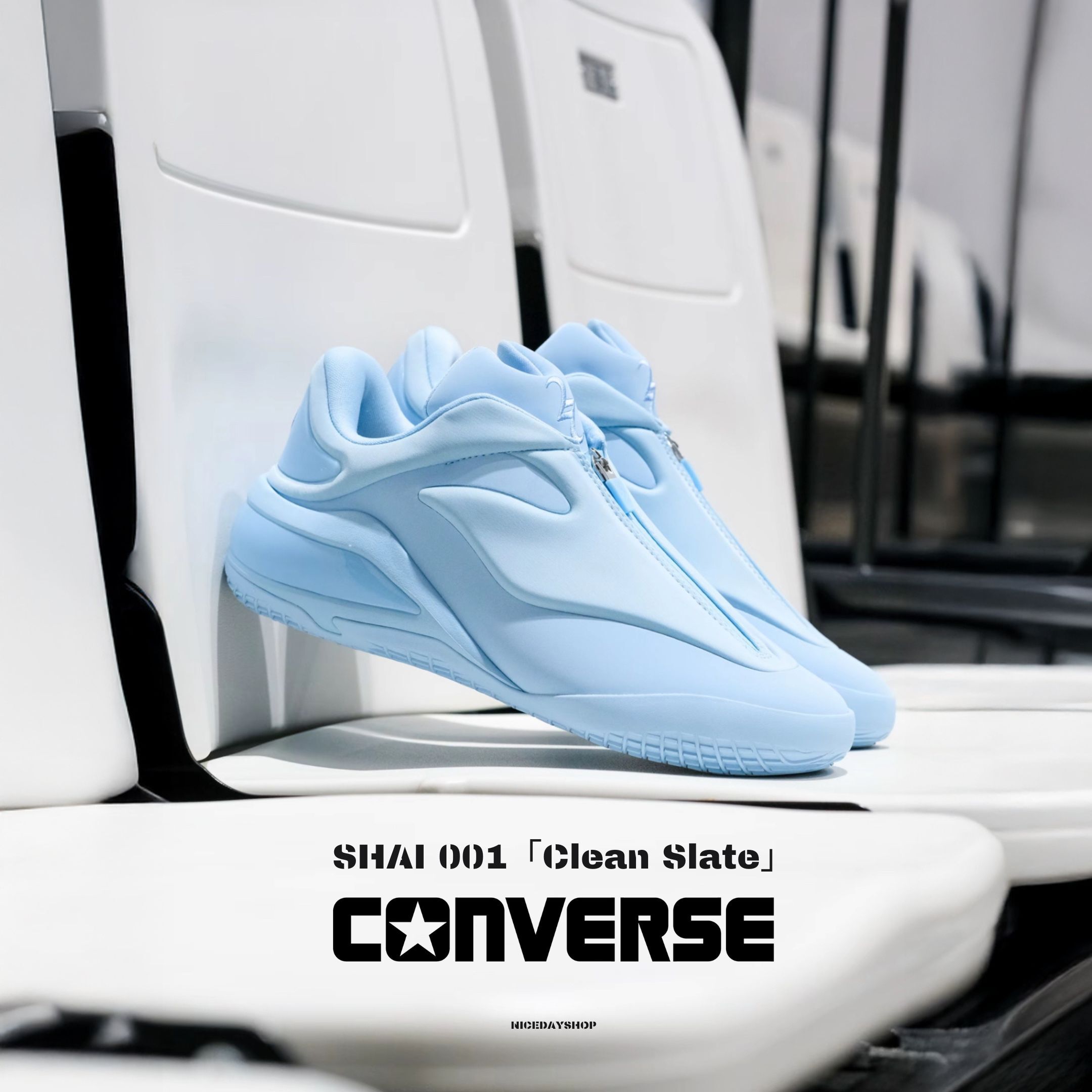 NICEDAY 代購 Converse SHAI 001 Masi Blue 一代 藍 天藍 水藍 藍球鞋 實戰 A18772C