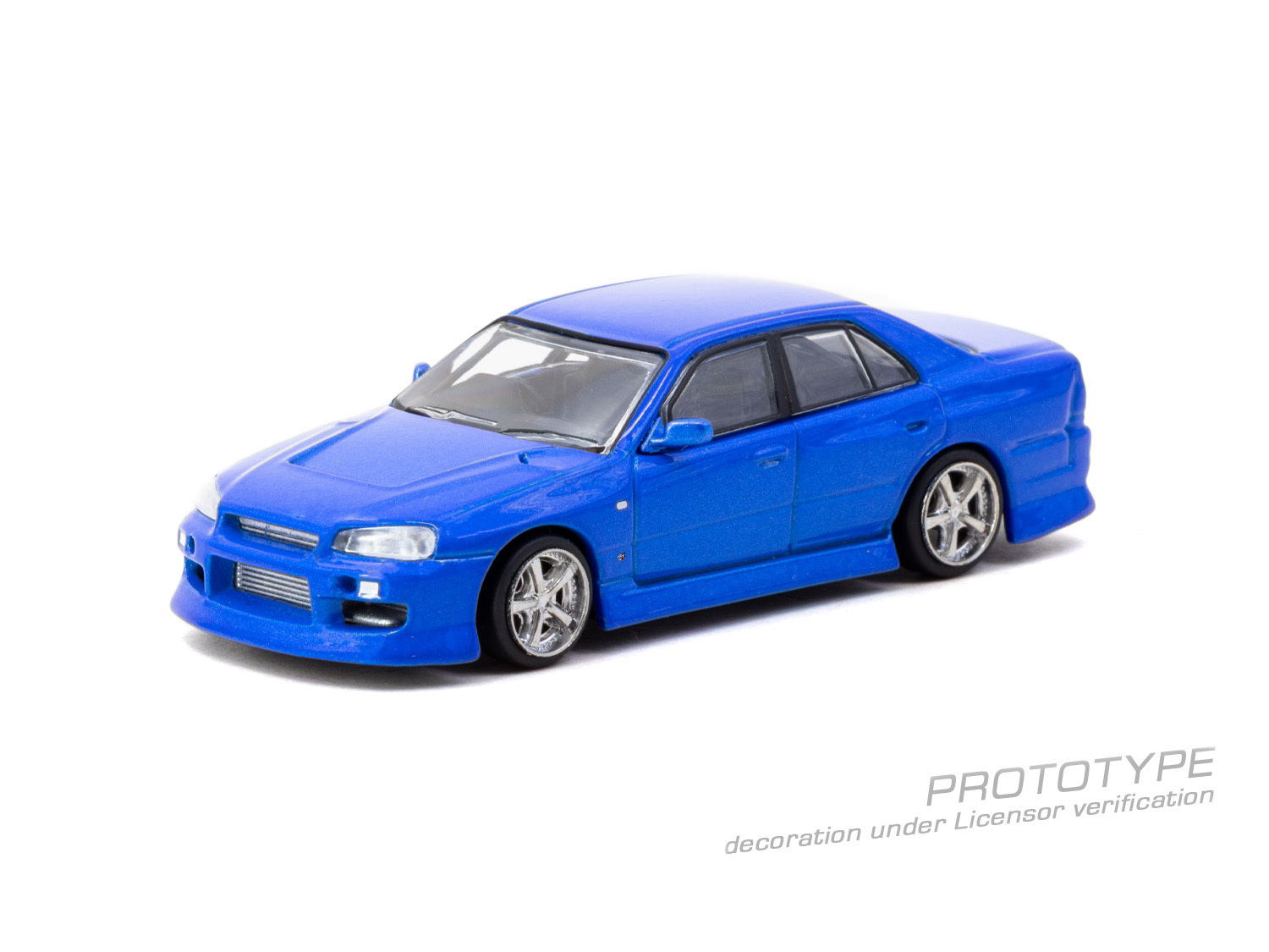 PO-$84 * TARMAC * 1:64 URAS Skyline ER34 Blue