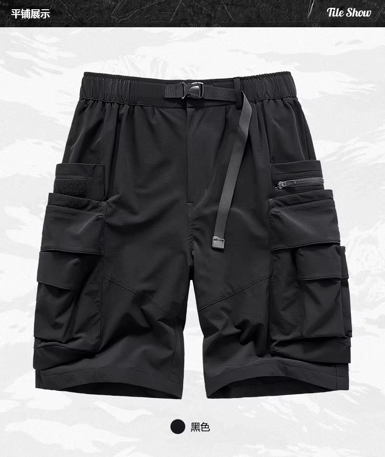 𝙏𝙀𝘾𝙃𝙒𝙀𝘼𝙍 速乾彈性機能多口袋五分褲