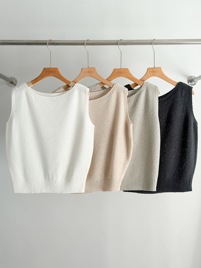 0309船領夏季針織背心