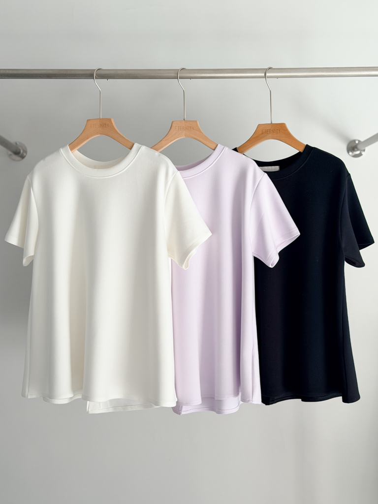 0312麻糬長版後衩T