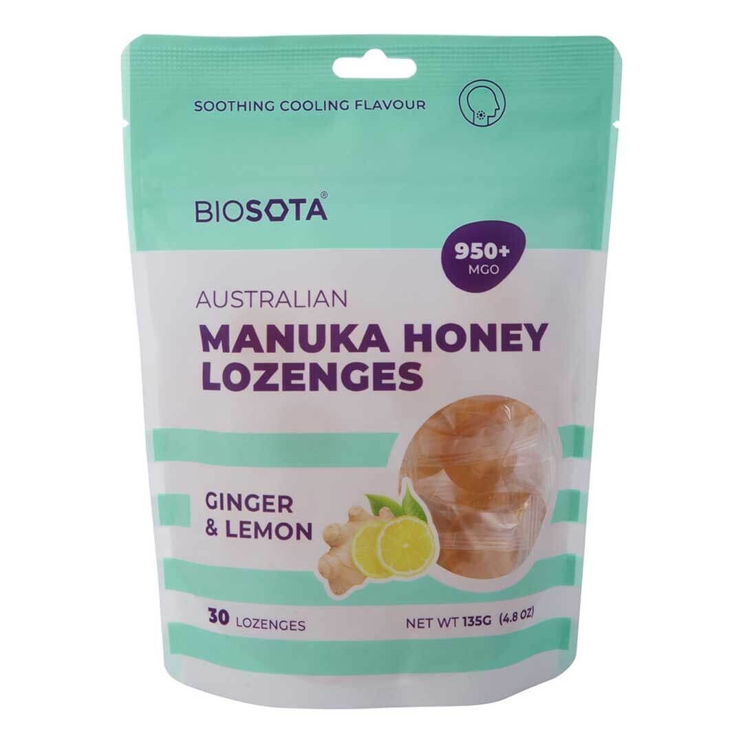 AUS-FFG0316-001 Manuka Honey Lozenges(Honey &Ginger)MGO950+ 30/pack (A1)