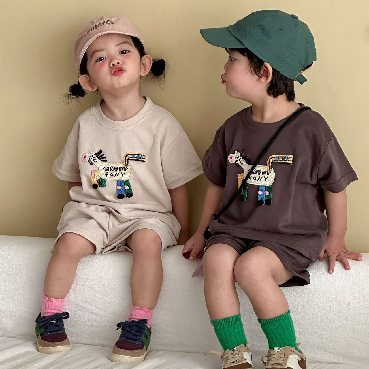 童趣小馬短袖套裝