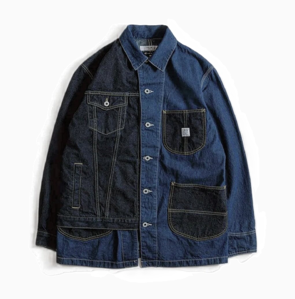 LAST PCS: FDMTL JAPAN THIRD JACKET COVERALL RINSE - INDIGO PRE ORDER ITEM (預訂中)