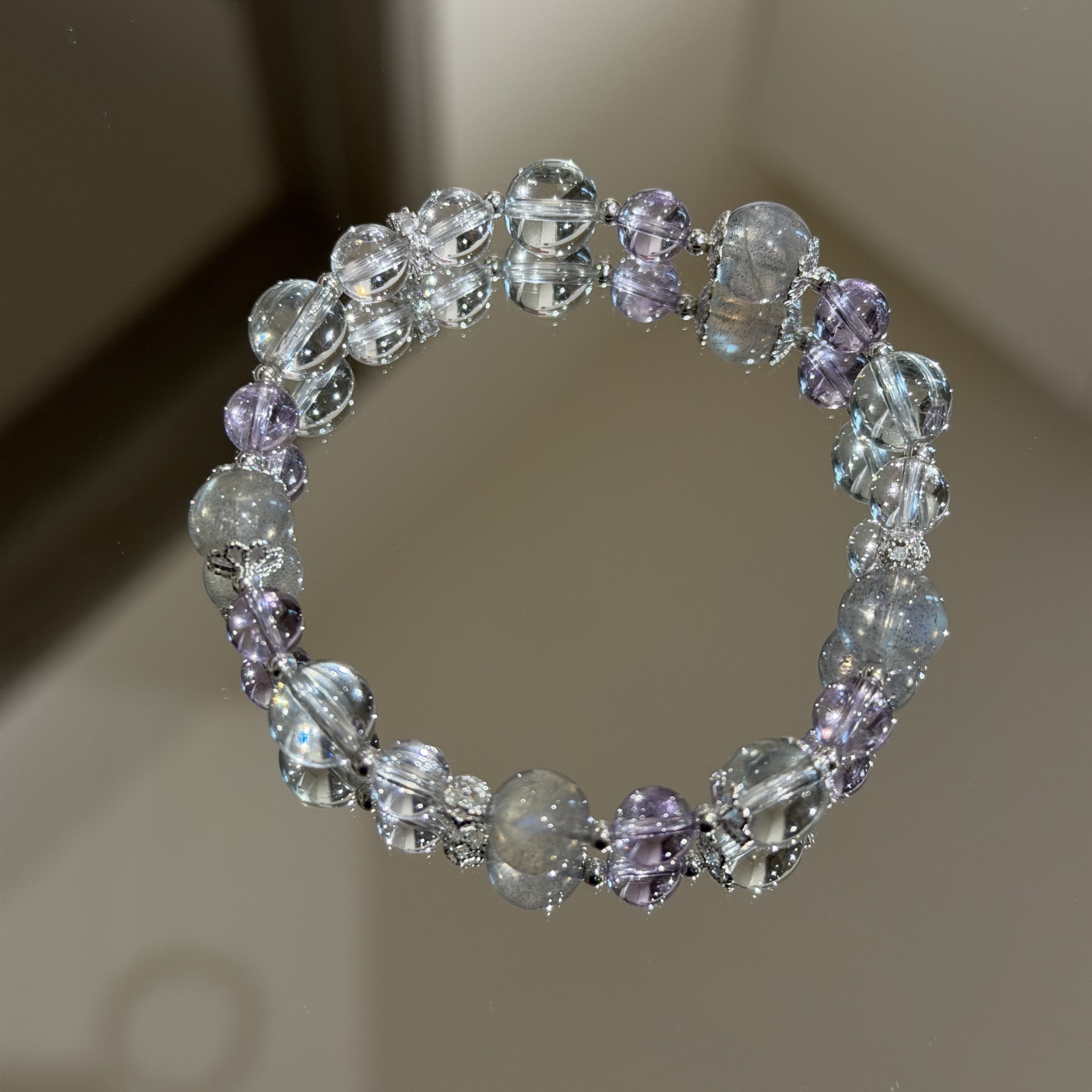 凝聚財富招貴人 | 歐若拉 | 綠水晶《彈力繩款式》