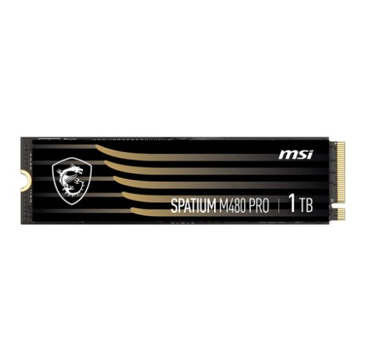 微星 MSI SPATIUM M480 PRO 1TB PCIe 4.0 NVMe M.2 SSD 固態硬碟 7000俱樂部