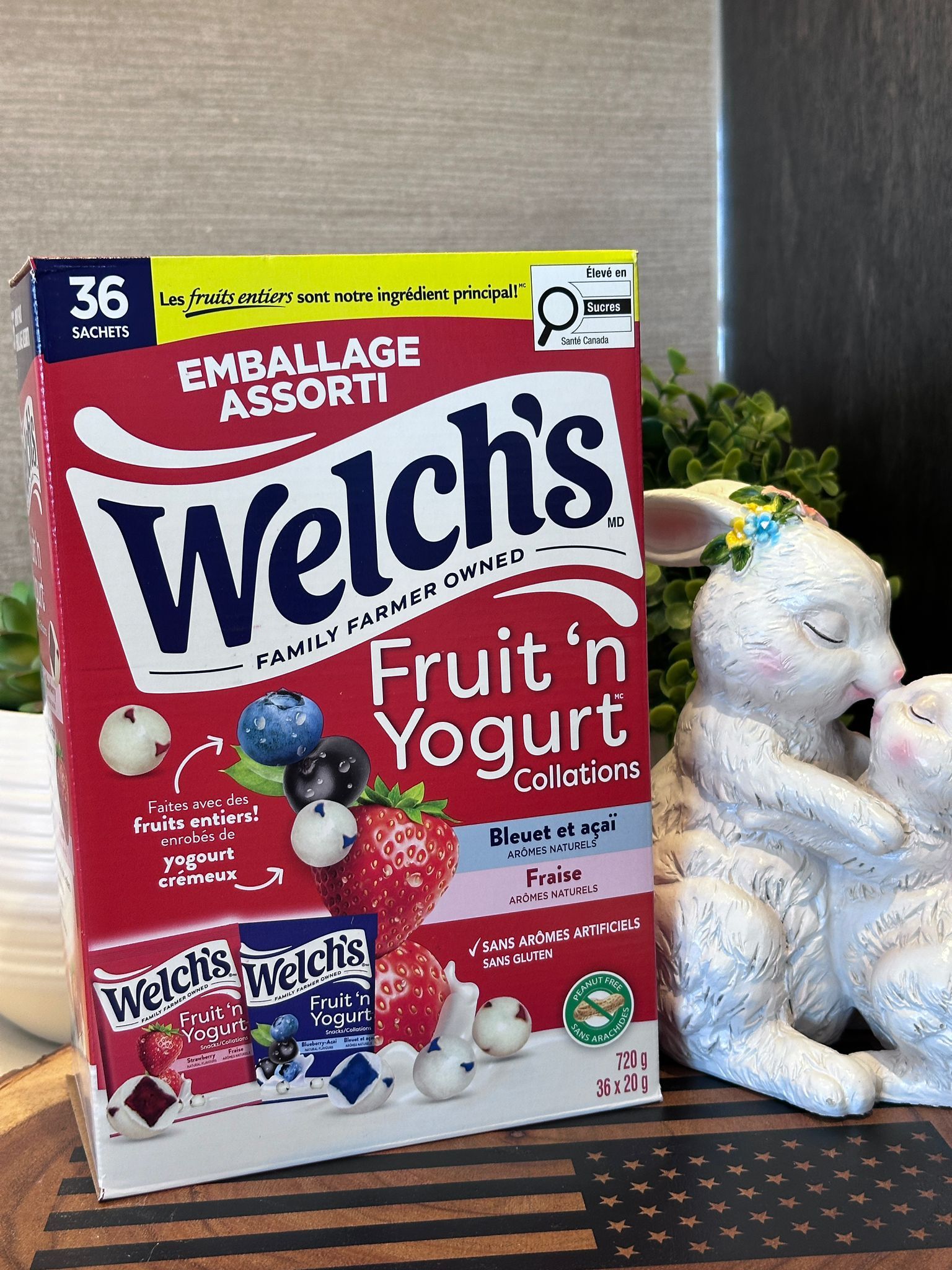 RP93 Welch's 藍莓士多啤梨乳酪粒粒 20g x36包  **到期日: 約 2026/12