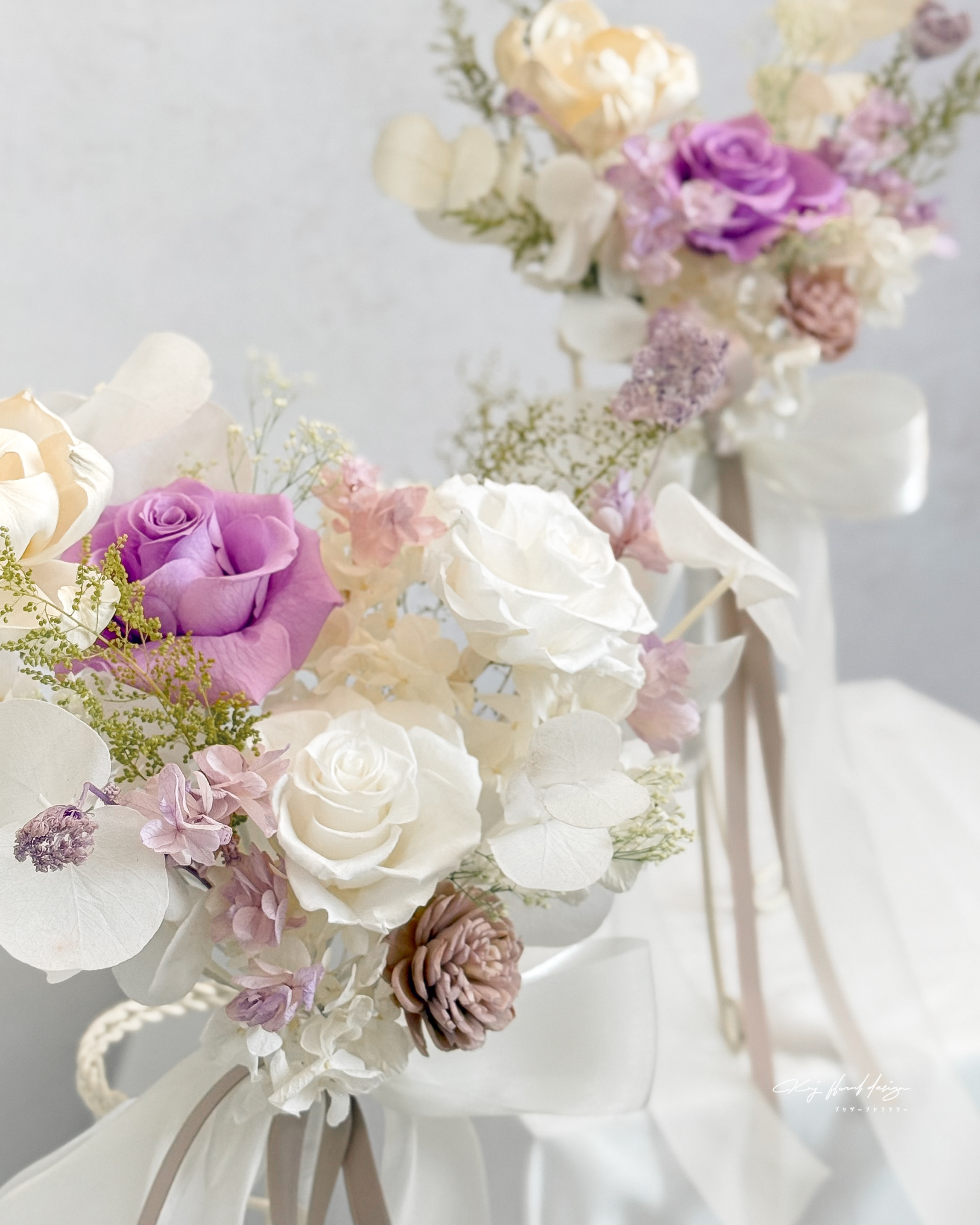 紫霧花園 · 永生玫瑰捧花