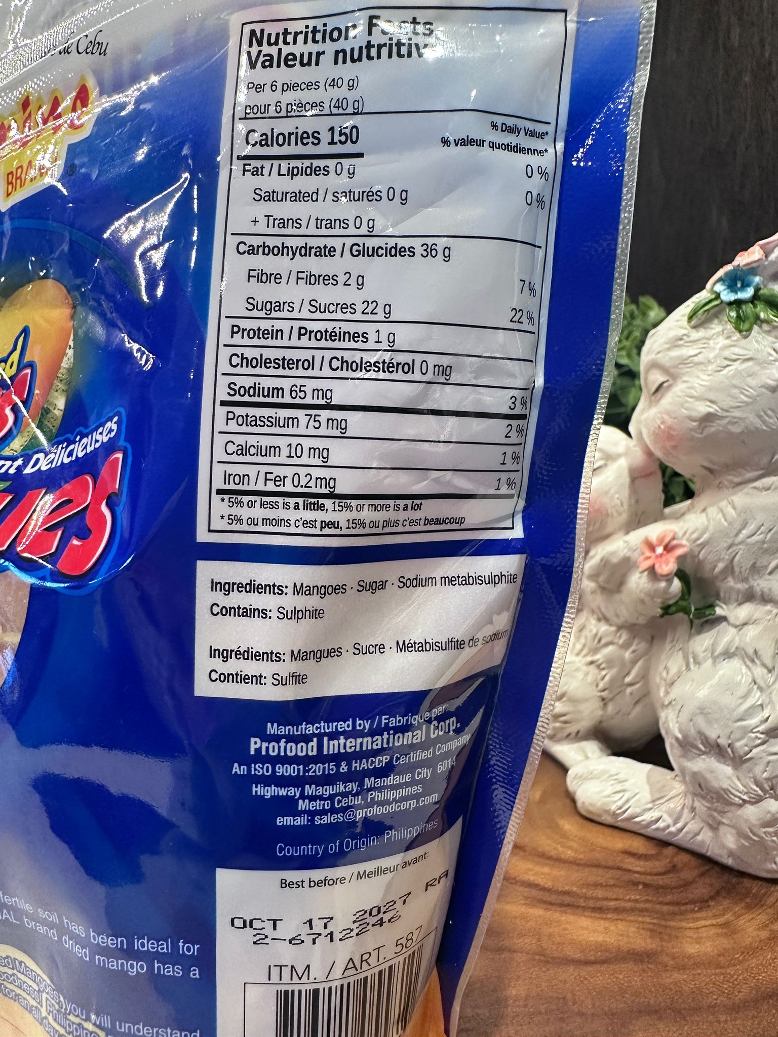 RP98 Philippine Brand 菲律賓芒果乾 850g  **到期日:約 2027/09