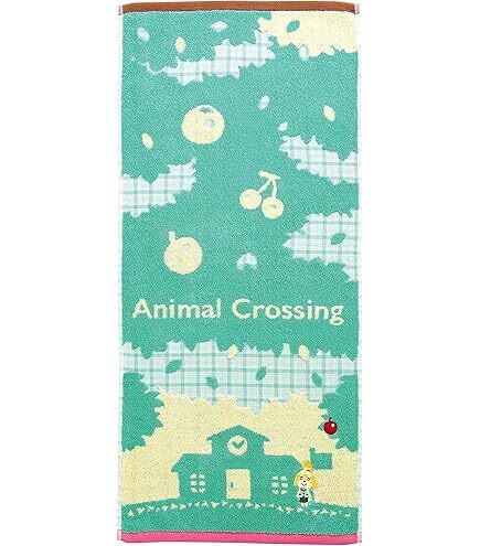 Nintendo Marushin AC  Face Towel Leaf Green  729801