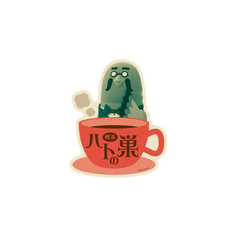 Nintendo Ensky AC Pigeons Cafe Travel Sticker  385996
