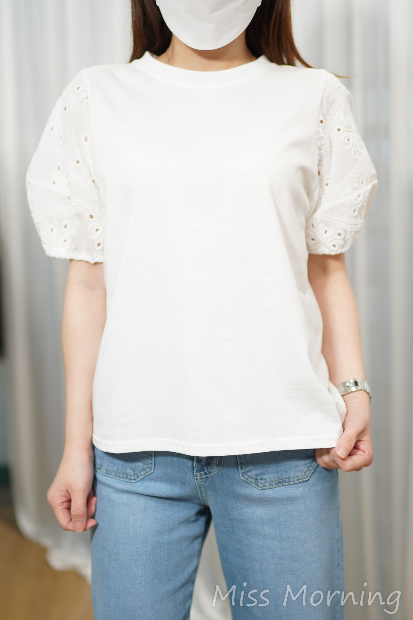 手袖好靚既靚棉tee(15105)