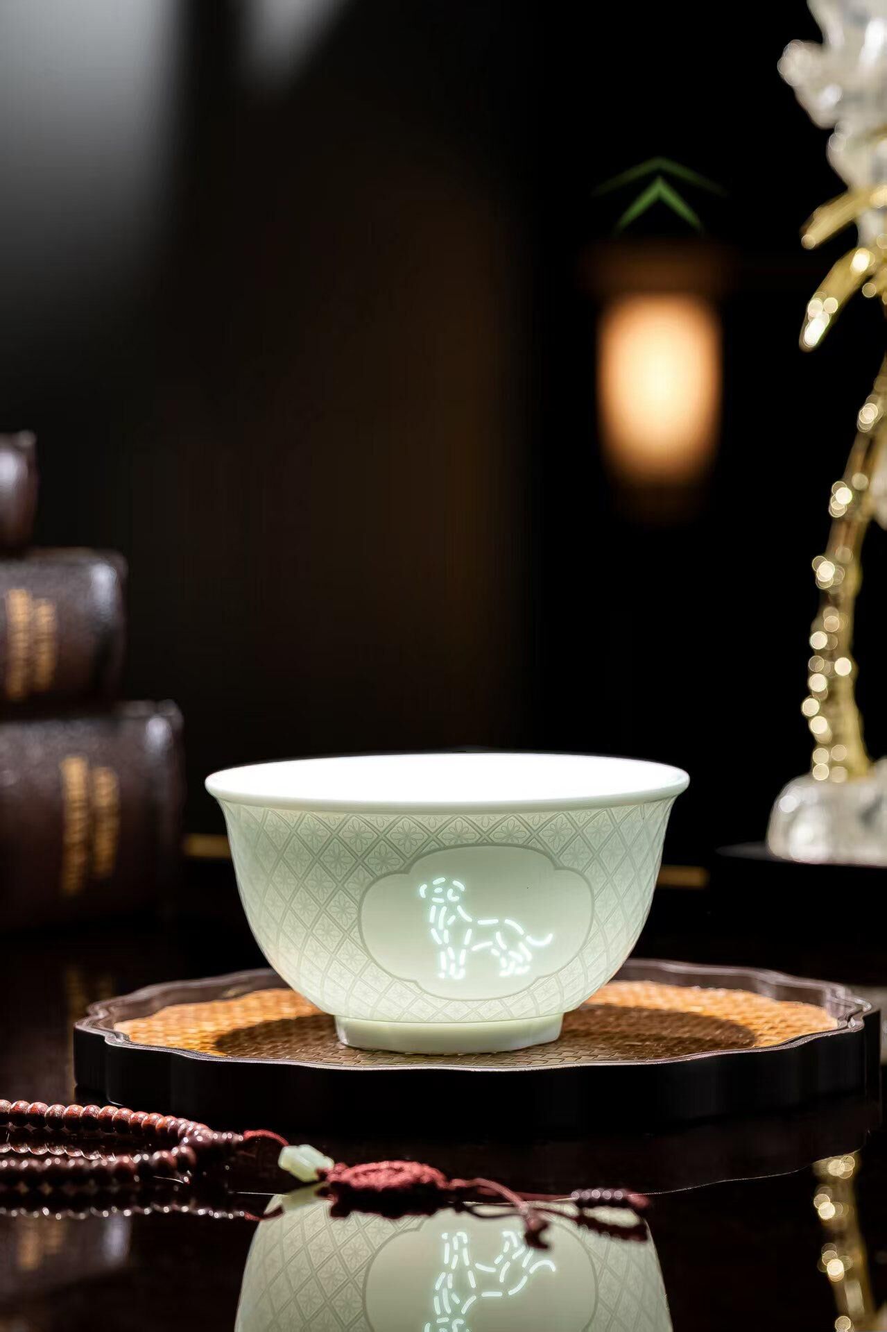 WQ035 M14 如意生肖碗（狗）