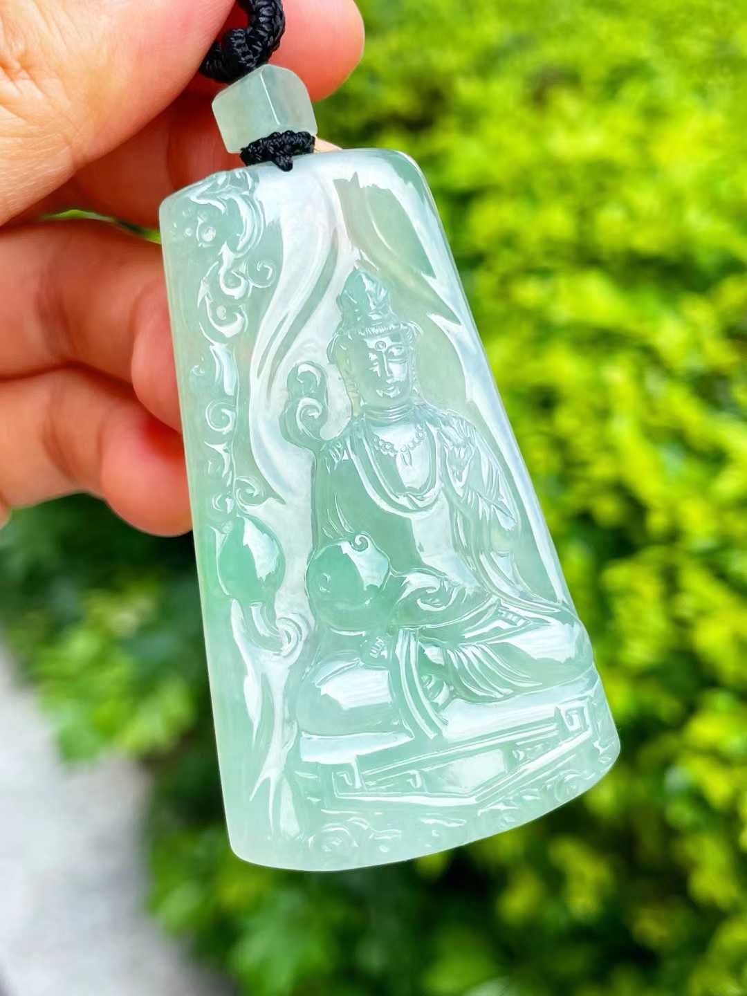 3648 翡翠觀音吊墜