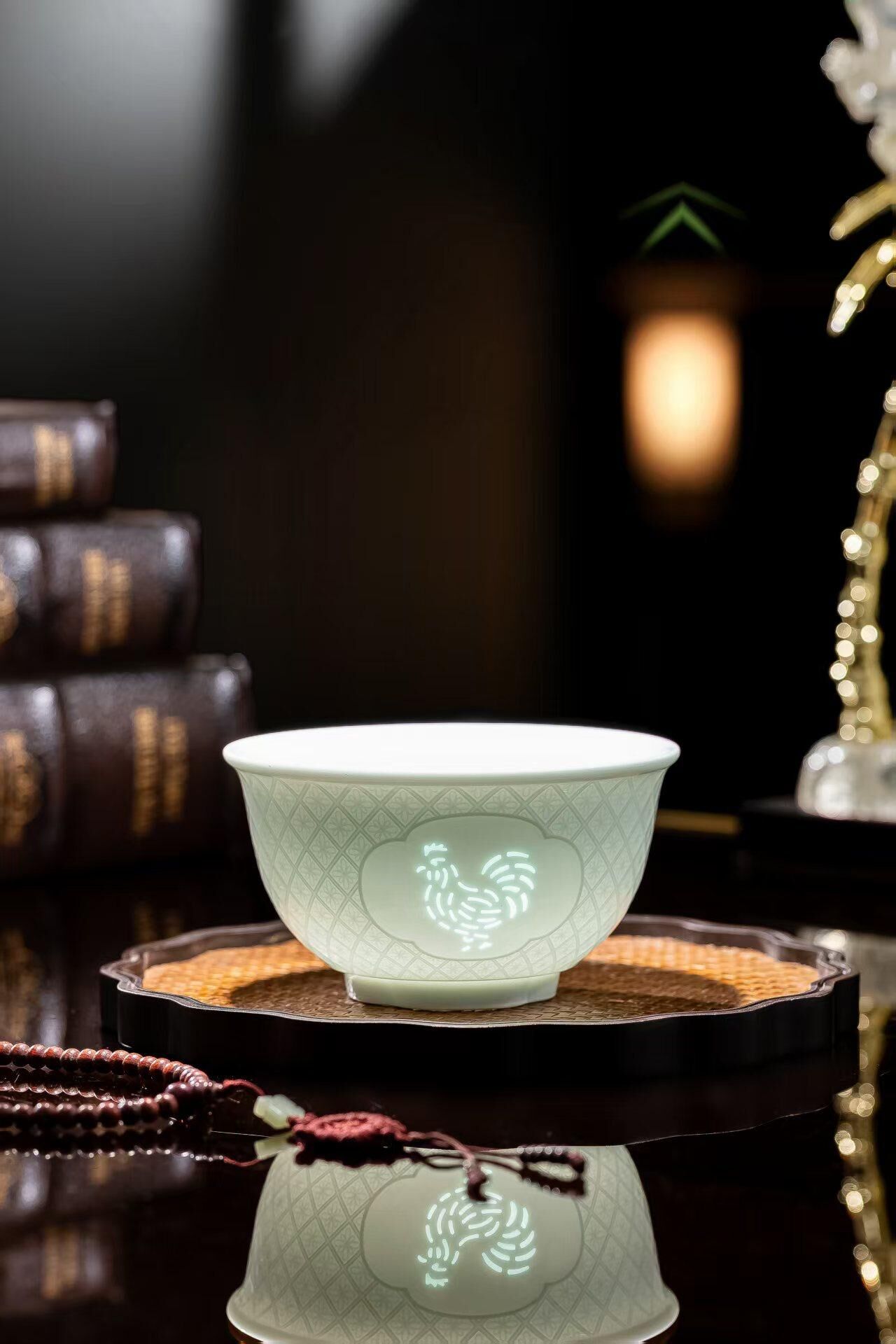 WQ034 L14 如意生肖碗（雞）