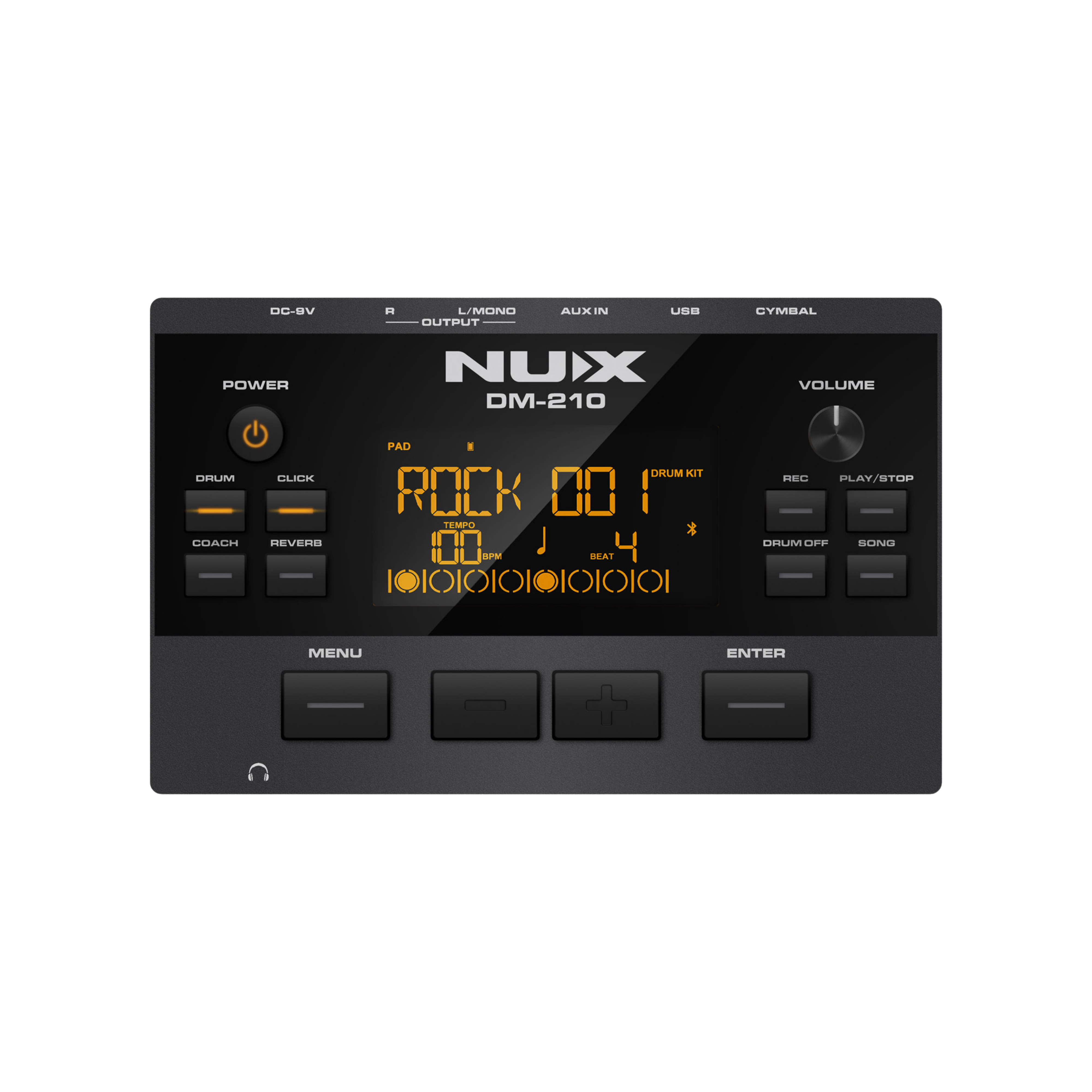 NUX NUX DM-210 Digital Drum 電子鼓 可透過藍芽連接手機播放音樂 附贈鼓椅 第 5 張圖片｜三峽鼓 / 打擊