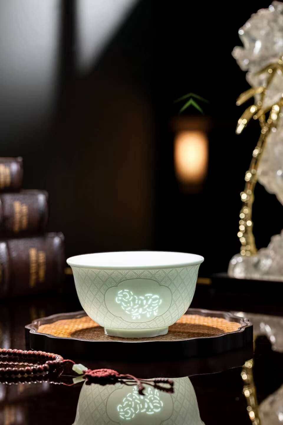 WQ032 J14 如意生肖碗（羊）