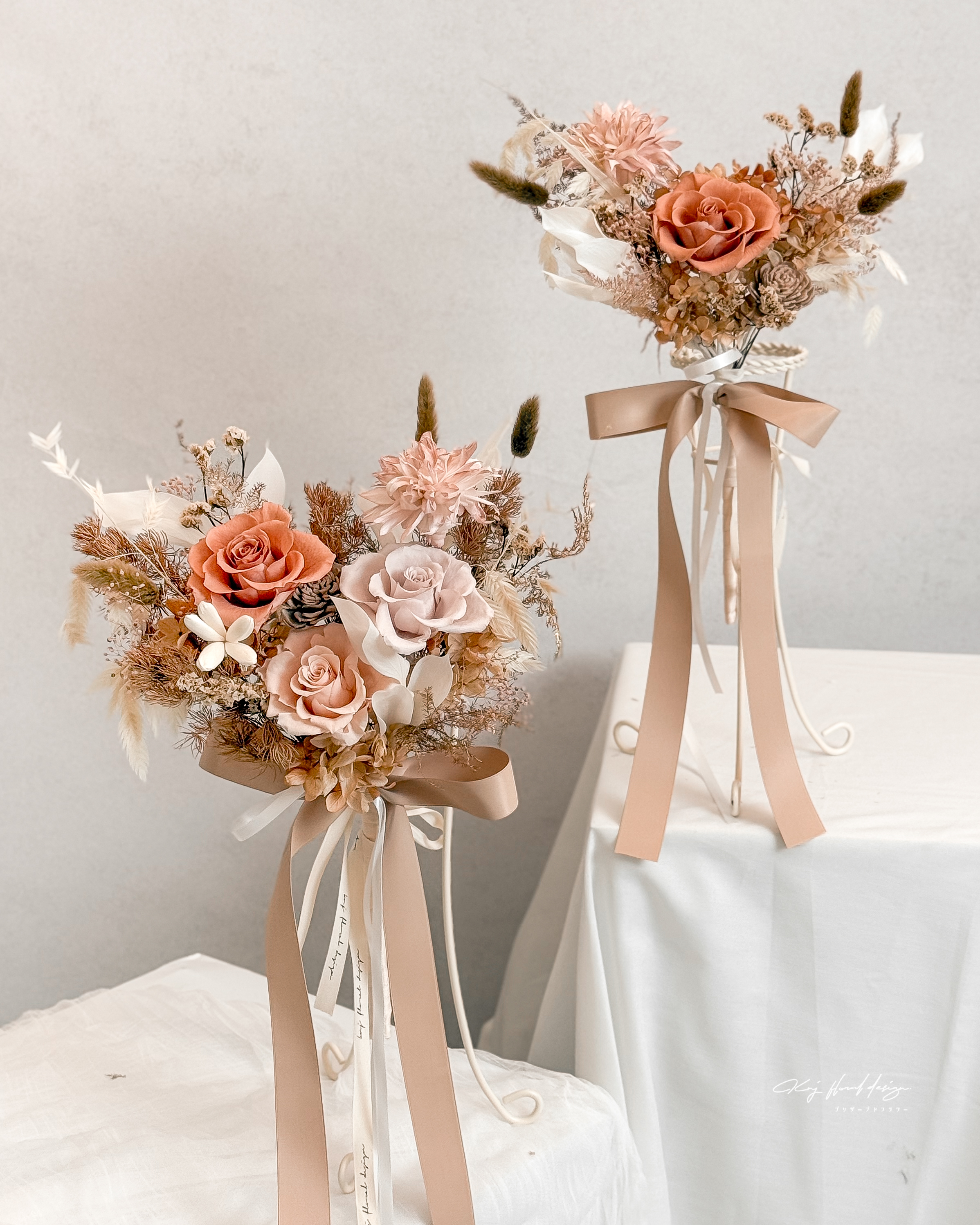 暖杏時光 · 永生玫瑰捧花