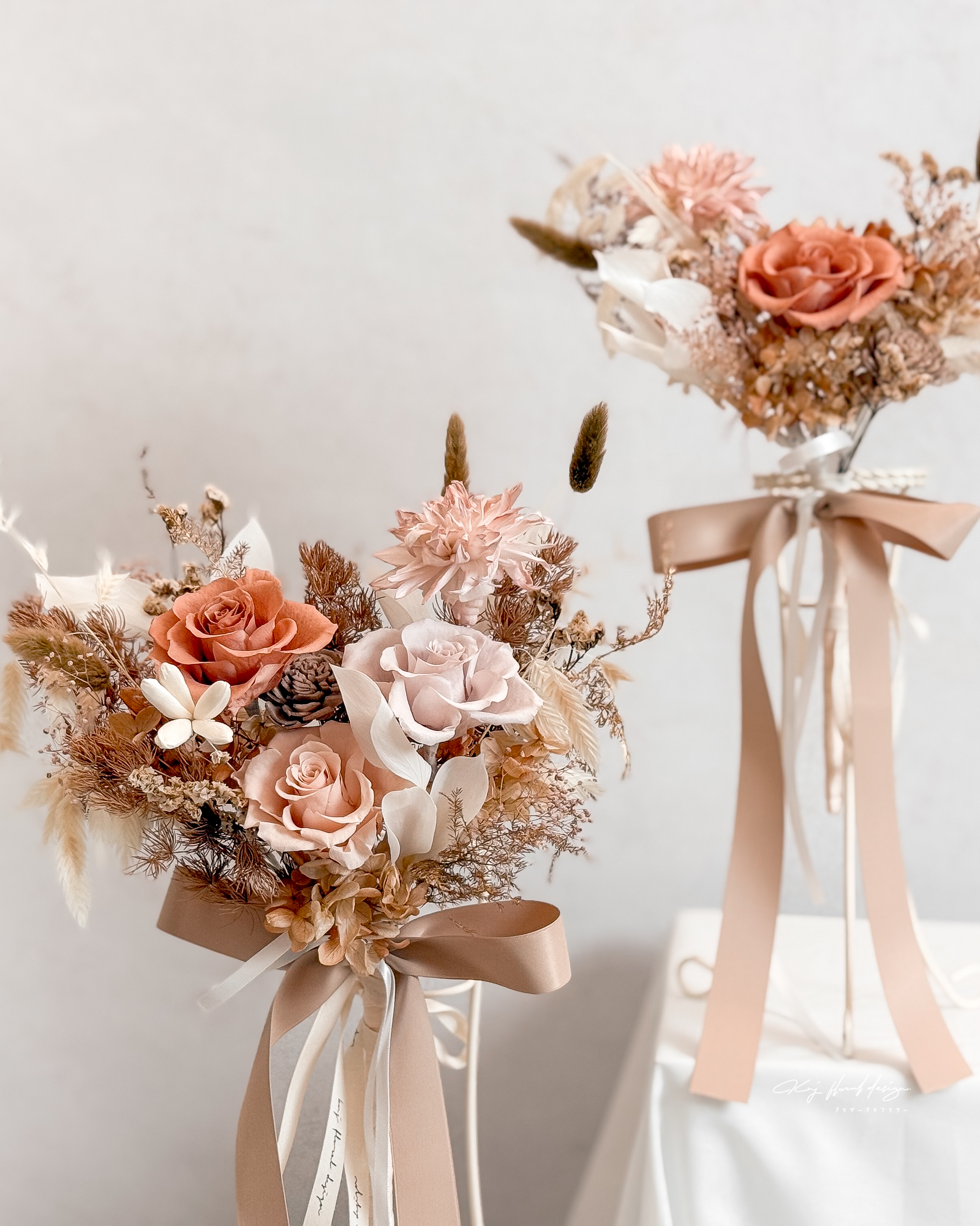 暖杏時光 · 永生玫瑰捧花