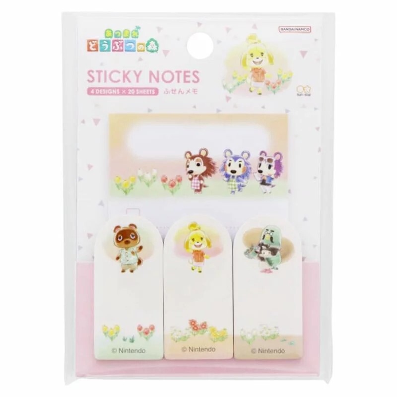 Nintendo Sunstar AC Sticky Memo Pink 710174