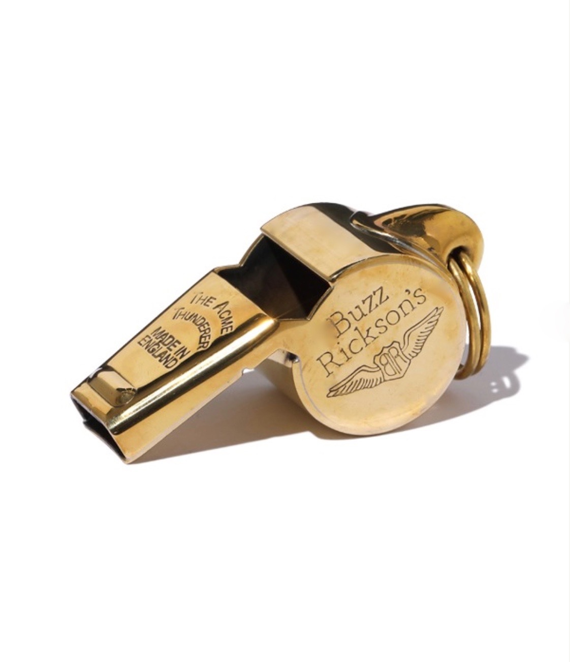 BUZZ RICKSON'S BRASS WHISTLE 黃銅空軍求生哨（英國百年老廠製作）