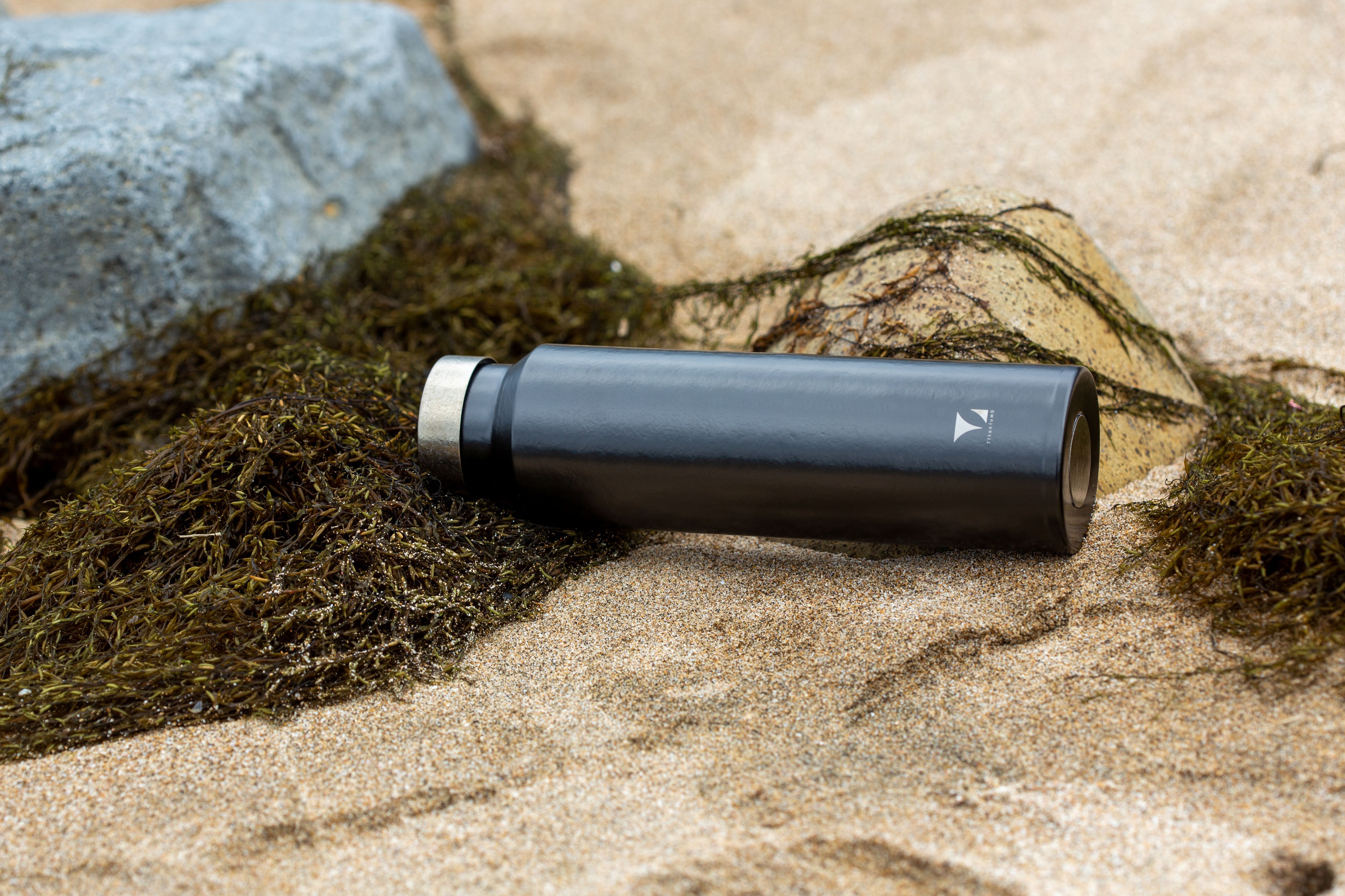 鈦輕瓶220｜鈦黑系列｜鈦蓋+濾網中蓋